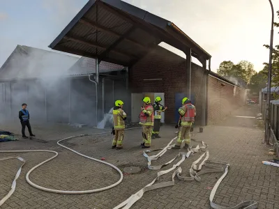 Feuerwehr bei der Ausbildung