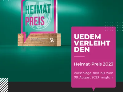 Uedem verleiht den Heimat-Preis 