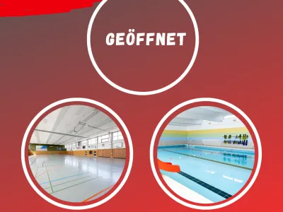 Lehrschwimmhalle und Zweifachturnhalle ab Montag geöffnet